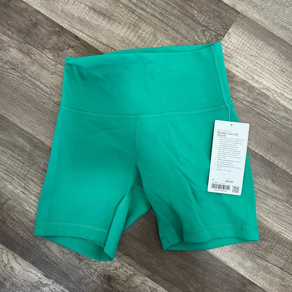Lululemon wunder train short 6”